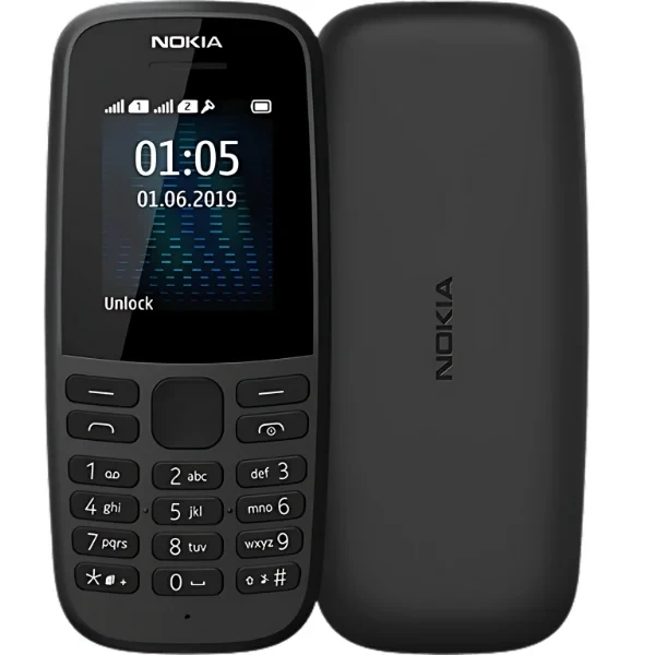 Mobitel mobile new new nokia 105 classic (dual sim) slider phone in UK, classic mobile phone all colors